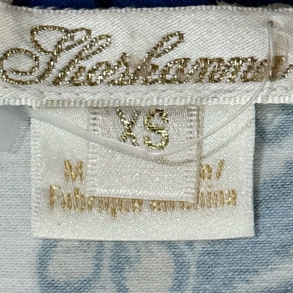 Shoshanna Odelia Floral Blouse Short Puff Sleeve Designer Womens Sz XS MSRP $320 - Picture 4 of 14